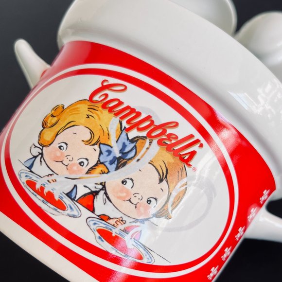 CAMPBELL'S Vintage Soup Tureen, Lid & Ladle EUC - Picture 4 of 9